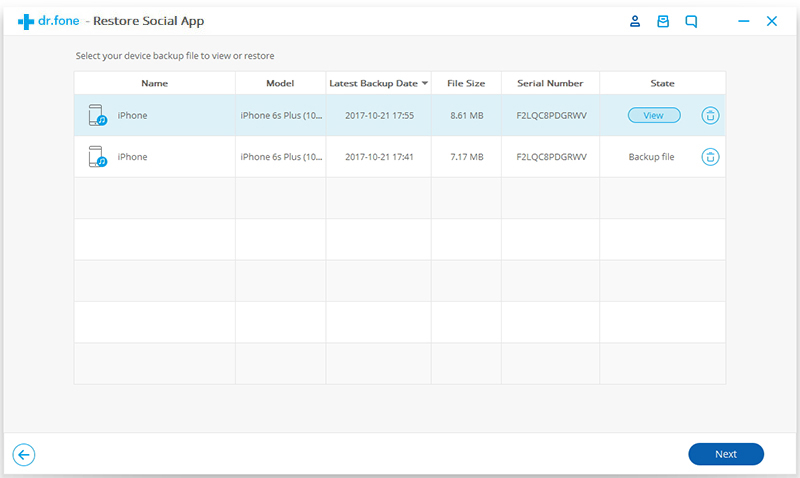 restore kik to ios device