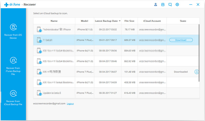 recover data from icloud