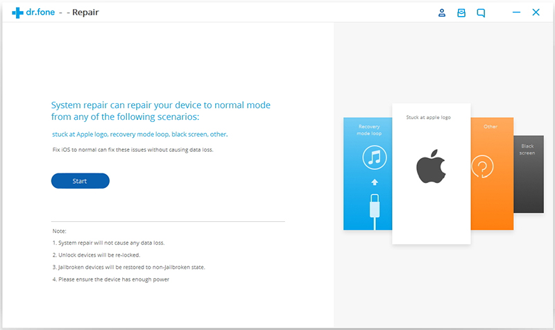 iOS-Betriebssystem reparieren