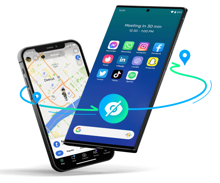 位置情報を変更