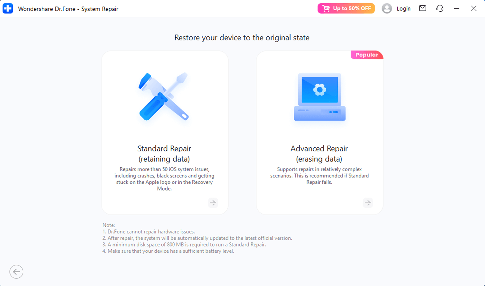unlock iphone step 1