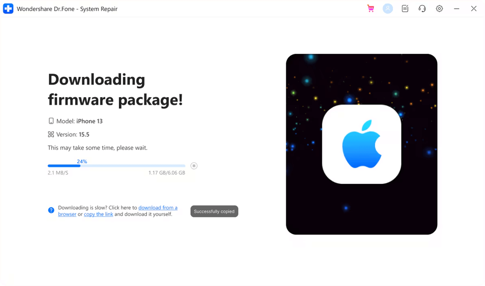 unlock iphone step 2