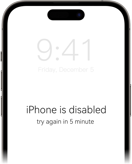 unlock iphone 4-digit passcode