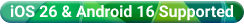 Supports iOS/iPadOS 26
