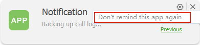 Block an app's notification step 2